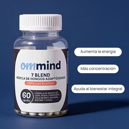 7 Blend: Mix de 7 Hongos. Energía, Concentración y Bienestar Integral
