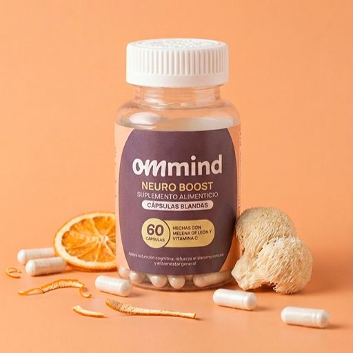 Neuro Boost: Melena de León + Vitamina C para Concentración y la Claridad Mental