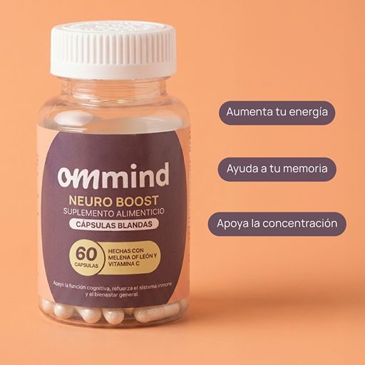 Neuro Boost: Melena de León + Vitamina C para Concentración y la Claridad Mental