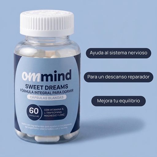Sweet Dreams:  L-Triptófano, Magnesio, Zinc y Vitamina B para dormir mejor