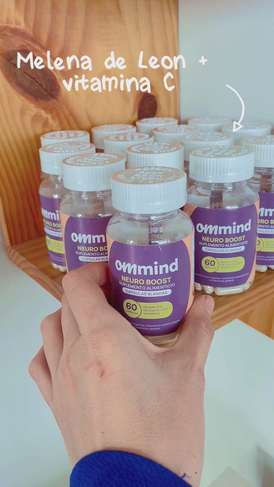 Neuro Boost: Melena de León + Vitamina C para Concentración y la Claridad Mental