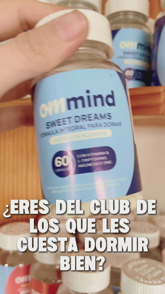 Sweet Dreams:  L-Triptófano, Magnesio, Zinc y Vitamina B para dormir mejor